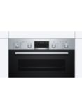 Bosch Series 6 MBA5785S6B Built-in Electric Double Oven, Stainless Steel