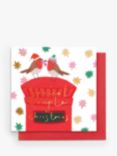 Stop the Clock Design Special Couple Postbox Christmas Card