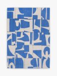 Louis De Poortere Papercut Rug, L250 x W80 cm, Blue/White