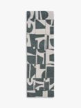 Louis De Poortere Papercut Rug, L250 x W80 cm, Grey/White