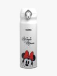 Thermos Disney Minnie Mouse Signature Stainless Steel Direct Drink Flask, 470ml, White