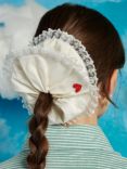 Sister Jane Lucky Hair Scrunchie, Cream