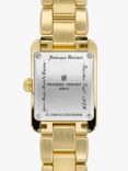 Frederique Constant FC-200MCDC25B Women's Classics Carree Bracelet Strap Watch, Gold