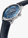 Frederique Constant FC-301N3B6 Men's Classic Premiere Automatic Leather Strap Watch, Blue