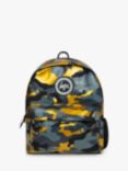 Hype Kids' Camouflage Backpack, Multi/Gold