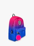Hype Kids' Badge Fuchsia Fade Backpack, Pink