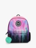 Hype Kids' Badge Graffiti Drips Backpack, Pink