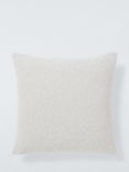 John Lewis Boucle Square Cushion, Marshmallow