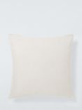 John Lewis Boucle Square Cushion, Marshmallow