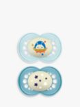 MAM SkinSoft Astro Night Soothers, Pack of 2