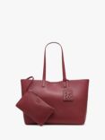 DKNY Park Slope Leather Tote Bag, Burgundy