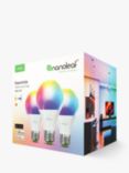 Nanoleaf Essentials Matter E27 LED Smart Colour Change Light Bulb, Pack of 3