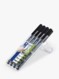 STAEDTLER Lumocolor Permanent Pens, Pack of 4, Multi