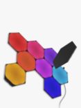 Nanoleaf Shapes Ultra Black Hexagons Starter Kit, 9 LED Panels