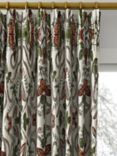 Clarke & Clarke Emerald Forest Made to Measure Curtains or Roman Blind, Smoke