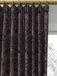 Clarke & Clarke Leopardo Made to Measure Curtains or Roman Blind, Midnight/Copper