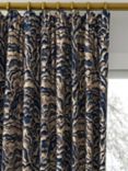 Clarke & Clarke Lumino Made to Measure Curtains or Roman Blind, Midnight/Copper