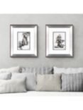 John Lewis Joanne Boon Thomas 'Contemplation' Framed Print & Mount, 60.5 x 50.5cm, Black/White/Grey