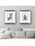 John Lewis Joanne Boon Thomas 'Yoga Lady' Framed Print & Mount, 60.5 x 50.5cm, Black/White