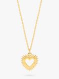 Estella Bartlett Heart Burst Pendant Necklace, Gold