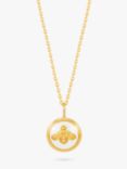 Estella Bartlett Bee Pendant Necklace, Gold