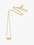 Estella Bartlett Eye Burst Cubic Zirconia Pendant Necklace, Gold