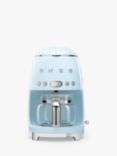 Smeg DCF02 Drip Filter Coffee Machine, Pastel Blue