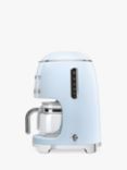 Smeg DCF02 Drip Filter Coffee Machine, Pastel Blue