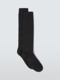 John Lewis Wool Silk Blend Knee High Socks