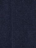 John Lewis Wool Silk Blend Knee High Socks, Navy