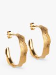 ENAMEL Copenhagen Ane Large Hoop Earrings, Yellow Gold