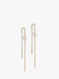 ENAMEL Copenhagen Aga Chain Drop Earrings, Gold