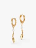 ENAMEL Copenhagen May Hoop Earrings, Gold