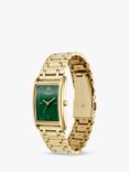 Olivia Burton Women's Grove Bracelet Strap Watch, Gold/Green