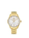 Tommy Hilfiger Women's Crystal Bracelet Strap Watch, Gold