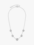 Olivia Burton Tudor Rose Necklace, Silver