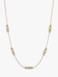 Olivia Burton Marquis Caviar Bead Necklace, Gold