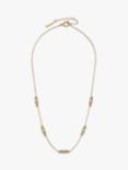 Olivia Burton Marquis Caviar Bead Necklace, Gold