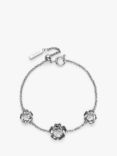 Olivia Burton Tudor Rose Chain Bracelet, Silver