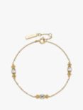 Olivia Burton Marquis Caviar Bead Chain Bracelet, Gold