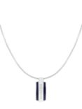 Tommy Hilfiger Men's Pendant Necklace, Silver