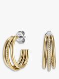 Olivia Burton Ever Stacked Claw Demi Hoop Earrings, Gold