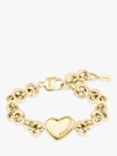 BOSS Honey Love Heart Chain Bracelet, Gold