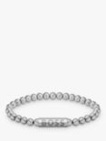 BOSS Men's Sphere Metal Beads Bracelet, Silver