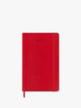 Moleskine A5 Soft Cover Week on One Page 2025 Diary, Red