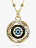 Swarovski Symbolica Eye Pendant Necklace, Gold