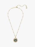 Swarovski Symbolica Eye Pendant Necklace, Gold