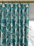 Clarke & Clarke Acanthus Made to Measure Curtains or Roman Blind, Teal