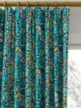 Clarke & Clarke Mallow Made to Measure Curtains or Roman Blind, Teal