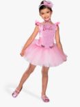 Barbie Kids' Ballerina Costume, Pink, 7-8 years